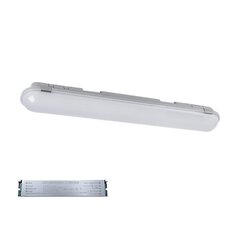 светильник bella led 40w(1200mm) 4000k-4300k ip65 с аварийным блоком цена и информация | Монтируемые светильники, светодиодные панели | 220.lv