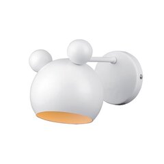 Mickey sienas lampa 1xe27 balta cena un informācija | Iebūvējamās lampas, LED paneļi | 220.lv