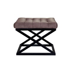 Pouffe Capraz - Black, Brown cena un informācija | Sēžammaisi, pufi | 220.lv