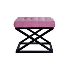 Pouffe Capraz - Black, Fuchsia cena un informācija | Sēžammaisi, pufi | 220.lv