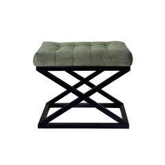 Pouffe Capraz - Black, Green cena un informācija | Sēžammaisi, pufi | 220.lv