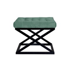 Pouffe Capraz - Black, Green v2 cena un informācija | Sēžammaisi, pufi | 220.lv