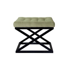 Pouffe Capraz - Black, Light Grey cena un informācija | Sēžammaisi, pufi | 220.lv