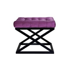 Pouffe Capraz - Black, Purple cena un informācija | Sēžammaisi, pufi | 220.lv