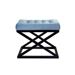 Pouffe Capraz - Black, Turquoise cena un informācija | Sēžammaisi, pufi | 220.lv