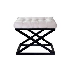 Pouffe Capraz - Black, White v3 cena un informācija | Sēžammaisi, pufi | 220.lv