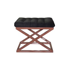 Pouffe Capraz - Copper, Black cena un informācija | Sēžammaisi, pufi | 220.lv