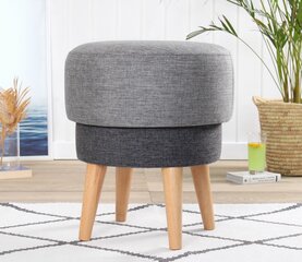 Pouffe Giovas - Grey цена и информация | Кресла-мешки и пуфы | 220.lv