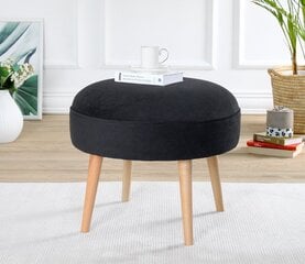 Pouffe Romley - Black cena un informācija | Sēžammaisi, pufi | 220.lv