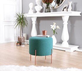 Pouffe Copper 45 - Green цена и информация | Кресла-мешки и пуфы | 220.lv