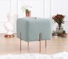 Pouffe Copper 54 - Sea Green cena un informācija | Sēžammaisi, pufi | 220.lv