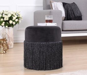 Pouffe Merkur - Black cena un informācija | Sēžammaisi, pufi | 220.lv