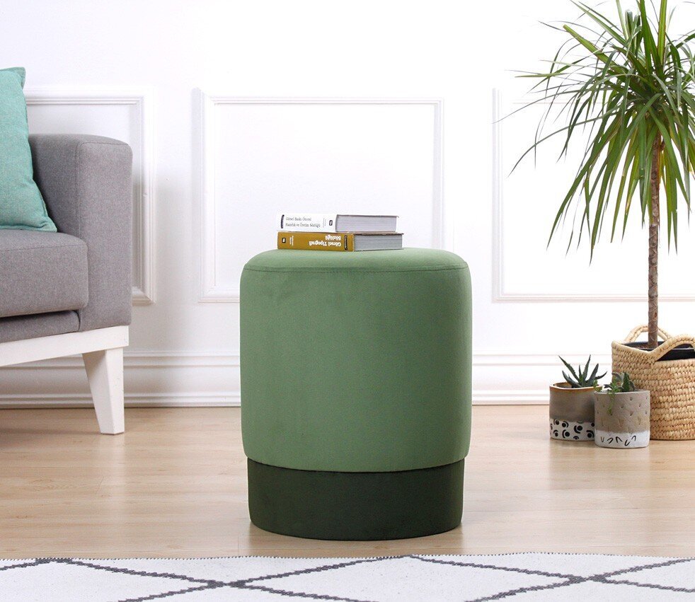 Pouffe Ropp - Green цена и информация | Sēžammaisi, pufi | 220.lv