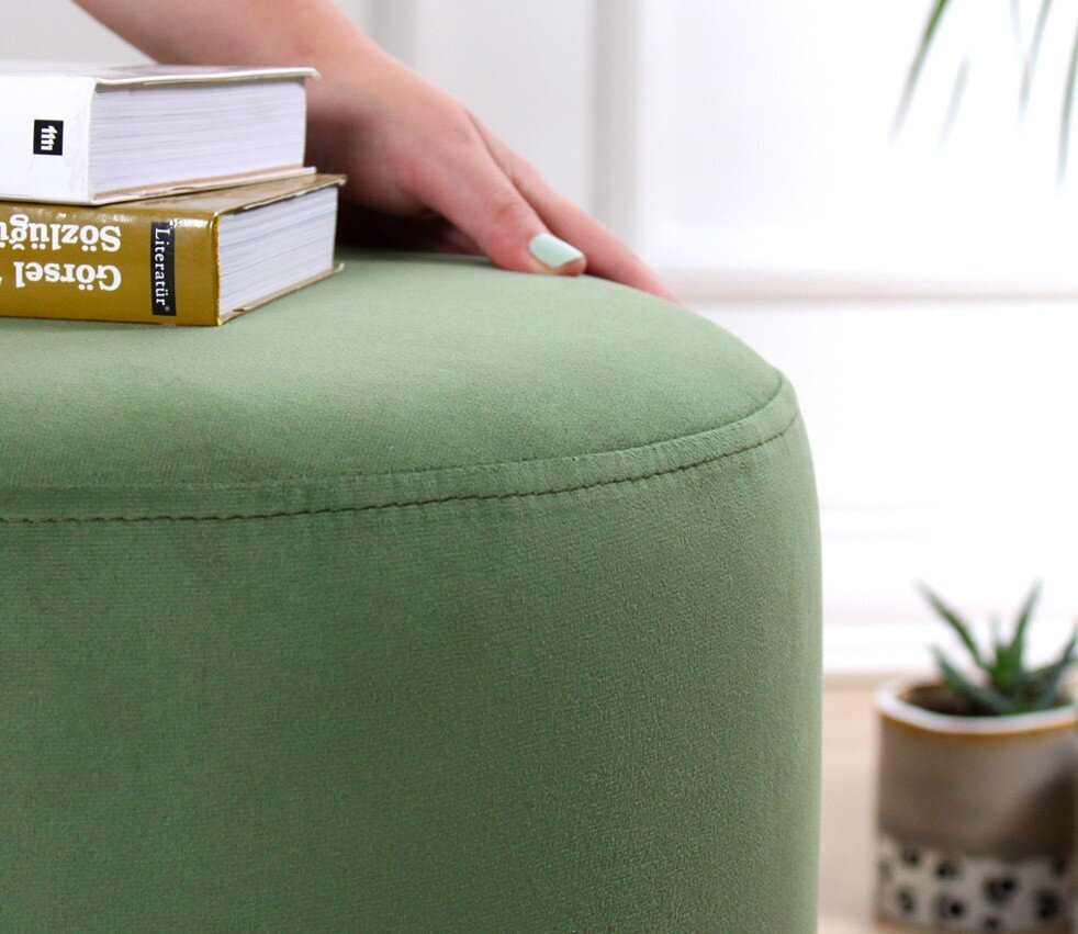 Pouffe Ropp - Green цена и информация | Sēžammaisi, pufi | 220.lv