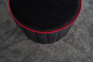 Pouffe Lindy Puf - Black cena un informācija | Sēžammaisi, pufi | 220.lv