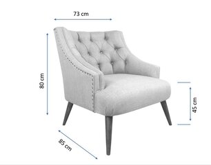 Sparno kėdė Lamont - Grey cena un informācija | Atpūtas krēsli | 220.lv