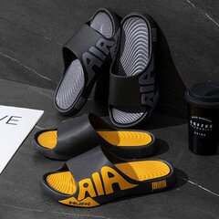 Air Flip Flops Melnas un pelēkas 44-45 A921 GREY 44-45 cena un informācija | Vīriešu iešļūcenes, čības, sandales | 220.lv