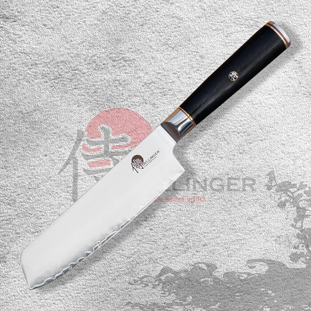 Nóż Dellinger OKAMI Nakiri 170 mm [K-HAUS7NA] cena un informācija | Naži un to piederumi | 220.lv