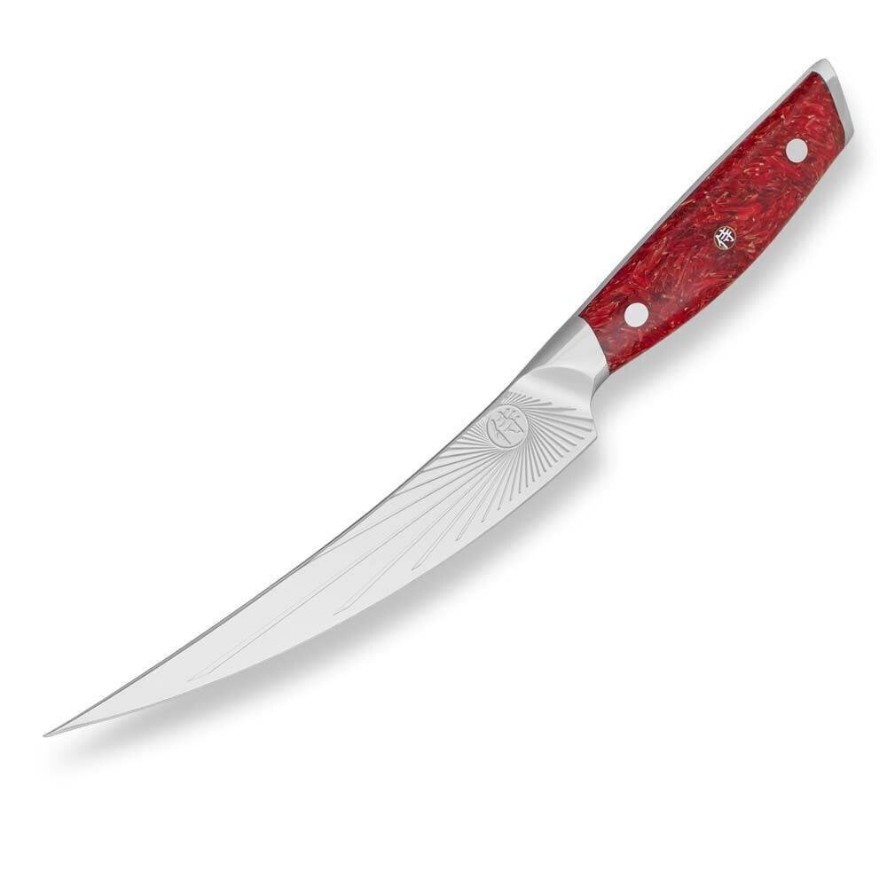 Nóż Dellinger SANDVIK NORTHERN SUN Boning 165 mm [K-H202] Red цена и информация | Naži un to piederumi | 220.lv