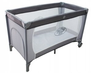 Дорожная кроватка STARTBABY 60x120 см оттенки серого и серебра цена и информация | Детские кроватки | 220.lv