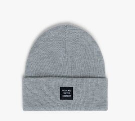 Шапка Herschel  Abbott Beanie Grey цена и информация | Мужские шарфы, шапки, перчатки | 220.lv