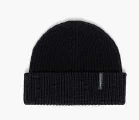 Cepure Herschel Watch Cap Vertical ID Beanie Black cena un informācija | Vīriešu cepures, šalles, cimdi | 220.lv