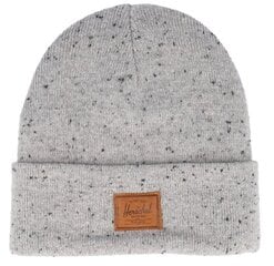 Шапка Herschel Elmer Beanie Light Gray цена и информация | Мужские шарфы, шапки, перчатки | 220.lv