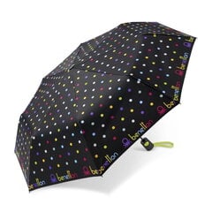 [s_product_name_ru] 59004 Benetton parasol Mini AC Signature Dot black цена и информация | Женские зонты | 220.lv