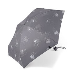 Esprit Easymatic Ash White ar sudraba zvaigznēm Dāvanu lietussargs + paciņa 58721 cena un informācija | Lietussargi sievietēm | 220.lv