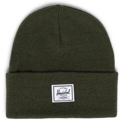 Шапка Herschel Elmer Beanie Ivy Green цена и информация | Мужские шарфы, шапки, перчатки | 220.lv