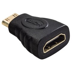 Mini HDMI™ adapteris Hama, mini HDMI™ spraudnis - HDMI™ ligzda, melns цена и информация | Адаптеры и USB разветвители | 220.lv