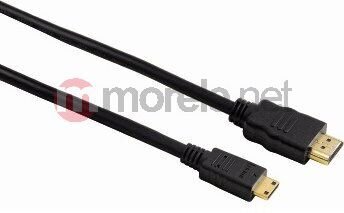 Hama savienojuma kabelis HDMI spraudnis tips A - HDMI tips C (mini) 2 m cena un informācija | Kabeļi un vadi | 220.lv