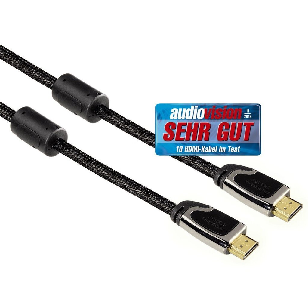 Кабель HDMI Кабель Hama 00083056 HDMI,1.5м, черный цена | 220.lv