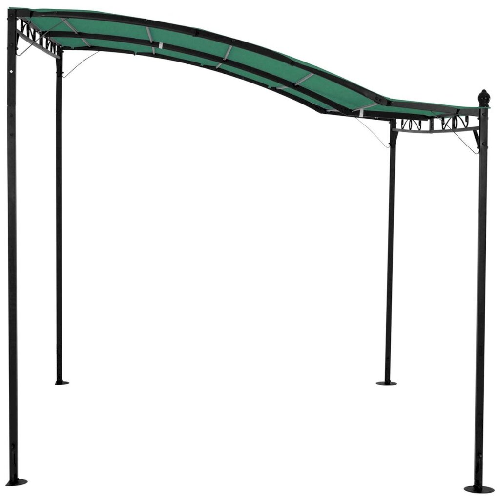 Dārza nojume, brīvstāvoša lapene, Uniprodo UNI_GAZEBO_ 3X2.5G1, 2,6 m. x 3 m. x 2,5 m., zaļš cena un informācija | Dārza nojumes un lapenes | 220.lv