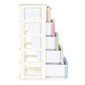 Skapis, organizators ar 5 izvelkamām atvilktnēm, ar ritenīšiem, Modern Home, 83 cm. x 32 cm. 38 cm., baltā un pasteļtoņos cena un informācija | Bērnu kumodes | 220.lv