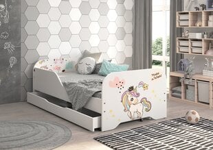 Koka rotaļlietas Mickey gulta 84x164 cm daudzkrāsaina cena un informācija | Bērnu gultas | 220.lv