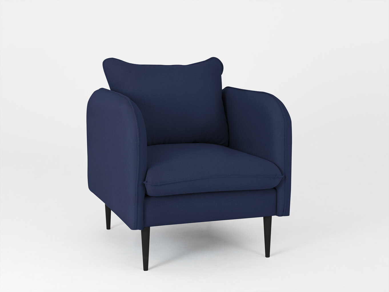 Instit krēsls, 80x89x90 cm, zils cena un informācija | Atpūtas krēsli | 220.lv