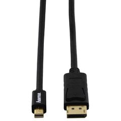 Кабель Mini DisplayPort -- DisplayPort, Hama / 1,8 м, 00054563 цена и информация | Кабели и провода | 220.lv