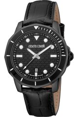 Roberto Cavalli By Franck Muller - RV1G159L - Black RV1G159L0031 cena un informācija | Vīriešu pulksteņi | 220.lv