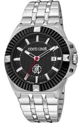 Roberto Cavalli By Franck Muller - RV1G181M - Grey RV1G181M0081 cena un informācija | Vīriešu pulksteņi | 220.lv