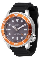 Invicta - 4722 - Black 47224 cena un informācija | Vīriešu pulksteņi | 220.lv