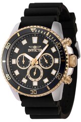 Invicta - 4612 - Black 46120 cena un informācija | Vīriešu pulksteņi | 220.lv