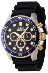 Invicta - 4612 - Black 46121 cena un informācija | Vīriešu pulksteņi | 220.lv