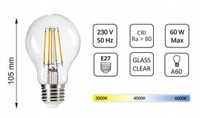 Потолочная подвесная люстра с белыми стеклянными шариками ER3 LED E27 цена и информация | Люстры | 220.lv