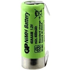 Uzlādējams akumulators NiMH 40AAAM/ST 2/3AAA 1.2V 400mAh 1gb GP AKUMULATORI cena un informācija | Baterijas | 220.lv