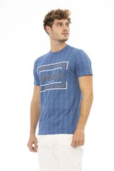 Baldinini Trend - TSU543_COMO - Blue TSU543_COMO_QuadroAzzurro18-XXL цена и информация | Мужские футболки | 220.lv