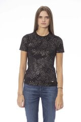 Baldinini Trend - TSD08POIS_MANTOVA - Black TSD08POIS_MANTOVA_NeroBlack-XL цена и информация | Женские футболки | 220.lv