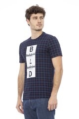 Baldinini Trend - TSU538_COMO - Blue TSU538_COMO_QuadroNavy44-XS цена и информация | Мужские футболки | 220.lv