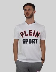 Plein Sport - TIPS106IT - White TIPS106IT_01-XXL cena un informācija | Vīriešu T-krekli | 220.lv