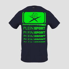 Plein Sport - TIPS1105 - Blue TIPS1105_85-XXL cena un informācija | Vīriešu T-krekli | 220.lv